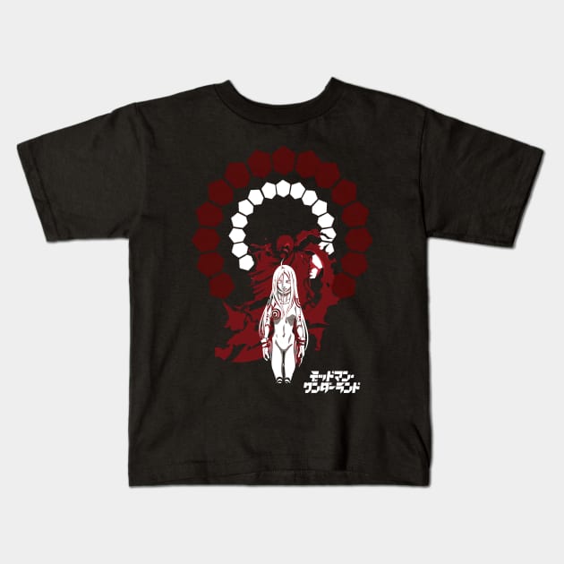 Red man Kids T-Shirt by FlyTee